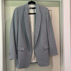Zara Ice Blue Blazer Size S
